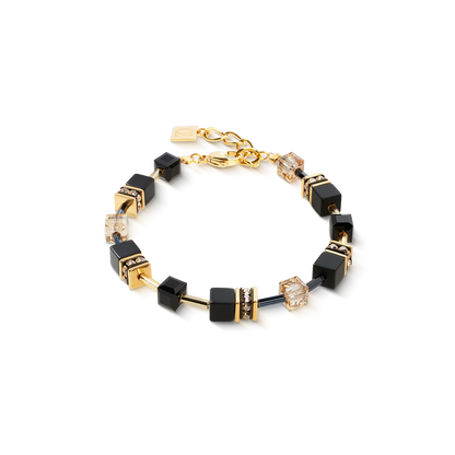 COEUR DE LION GeoCUBE® bracelet onyx black-gold 4018301316