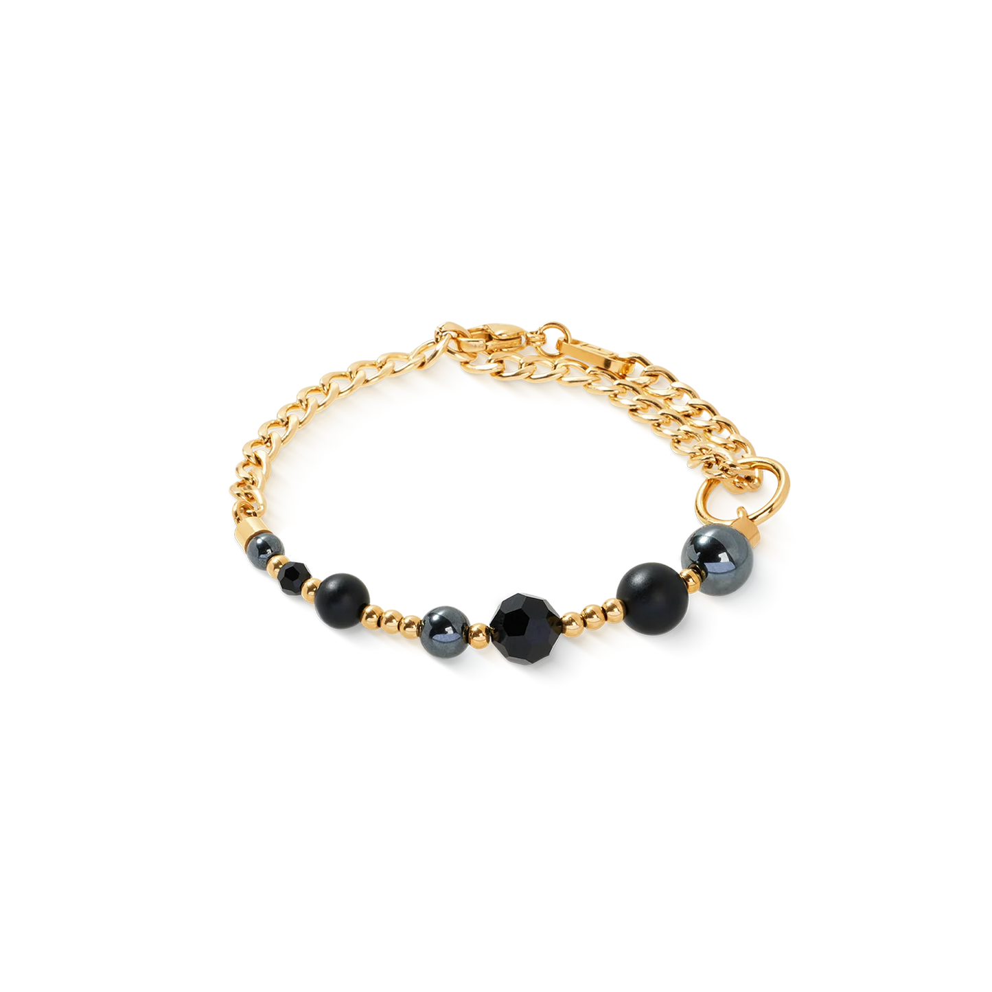 COEUR DE LION Bracelet Pure Spheres gold-black 4089301316