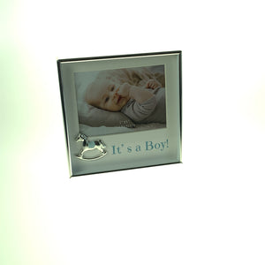 Silver Plated It's a Boy Photo Frame