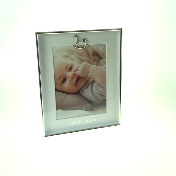 Silver Plated Little Man Photo Frame