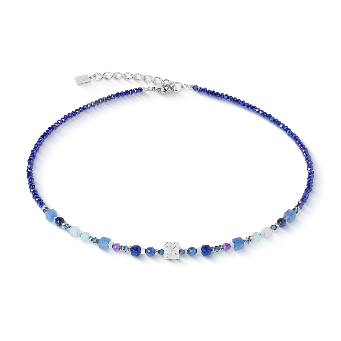 COEUR DE LION  Necklace Shape Mix Spikes Blue Moon 4347100700