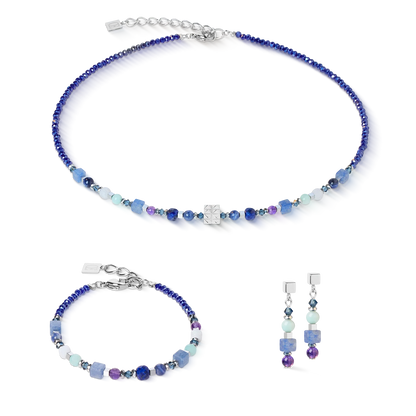 COEUR DE LION  Necklace Shape Mix Spikes Blue Moon 4347100700