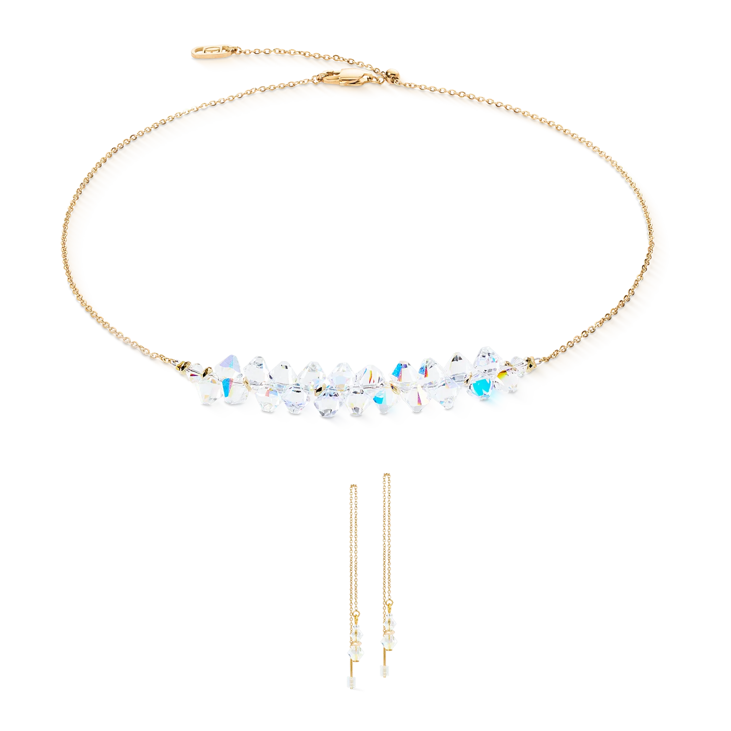 COEUR DE LION  Necklace Dancing Crystals Pure gold-crystal 4633101816