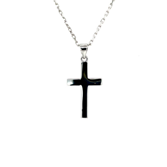Sterling Silver Plain  Cross SP534