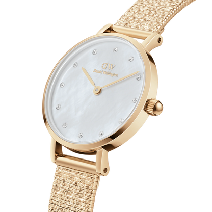 Daniel Wellington 28mm GOLD PETITE LUMINE PRESSED PIANO WATCH DW00100594