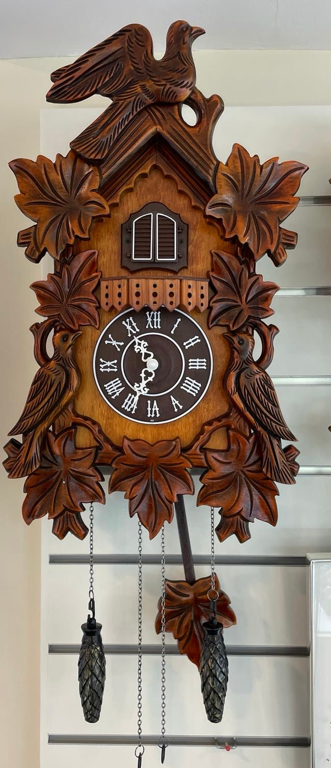 Large Quartz Cuckoo Clock with Birds 63-60511