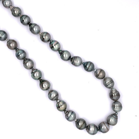 Tahiti 9-10mm Cultured Pearl Necklace 63514148