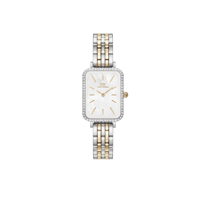 Daniel Wellington Quadro Lumine Bezel 5-Link Two-Tone MOP DW00100671