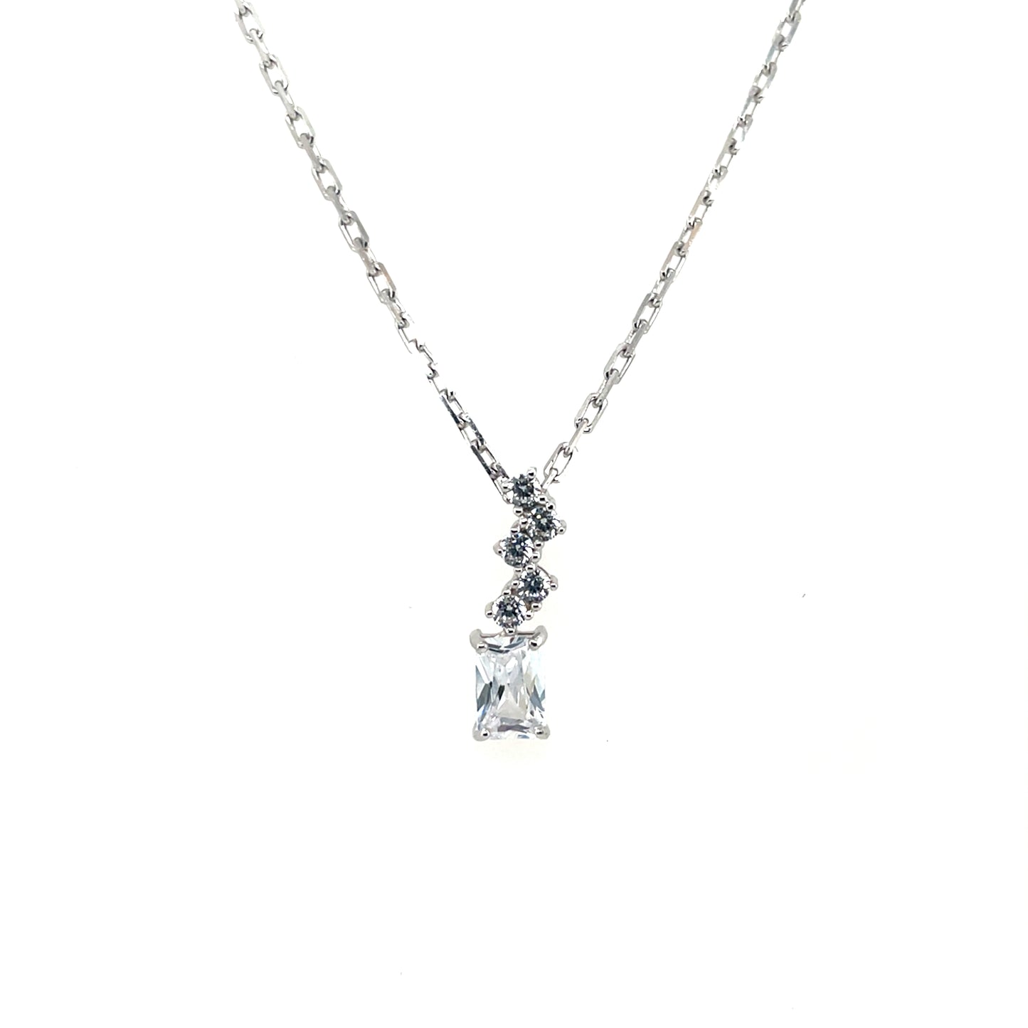 Sterling Silver CZ Pendant SP6724