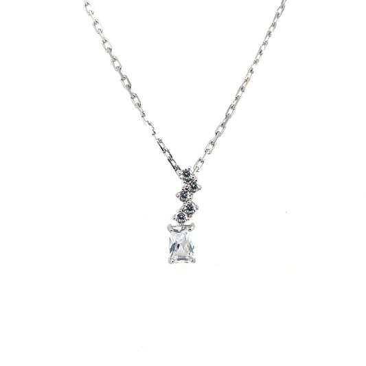 Sterling Silver CZ Pendant SP6724