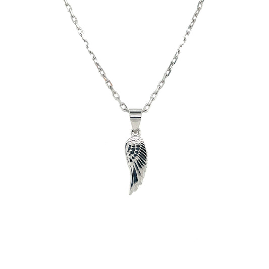 Sterling Silver Angel's Wing Pendant SP6752