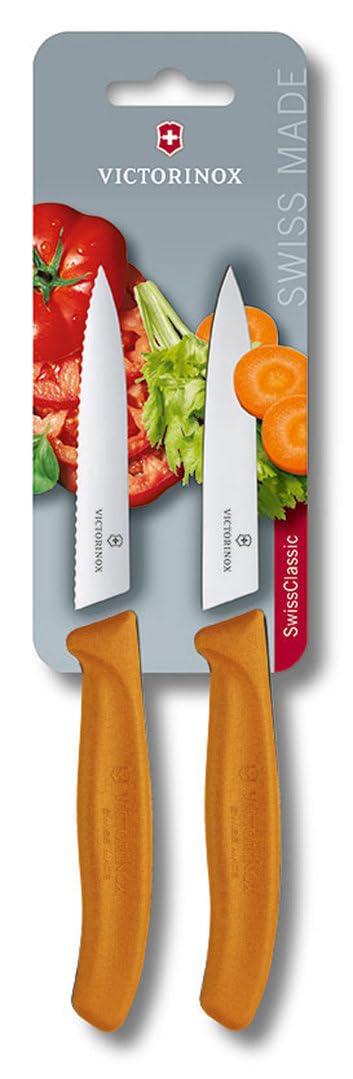 Victorinox SwissClassic serrated/smooth vegetable knives set of 2 67796