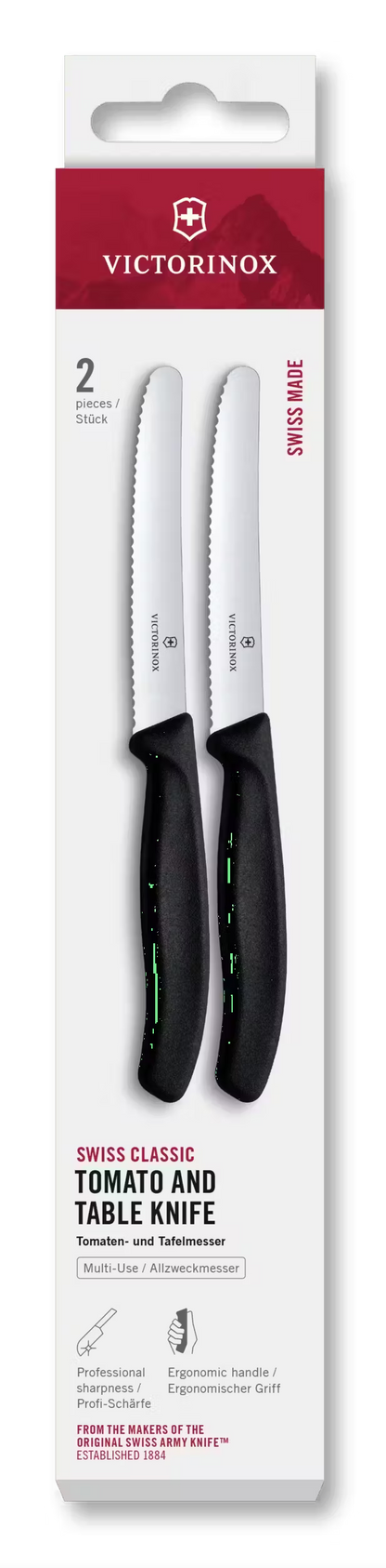 Victorinox Swiss Classic Tomato & Table Knife Set of 2 6783