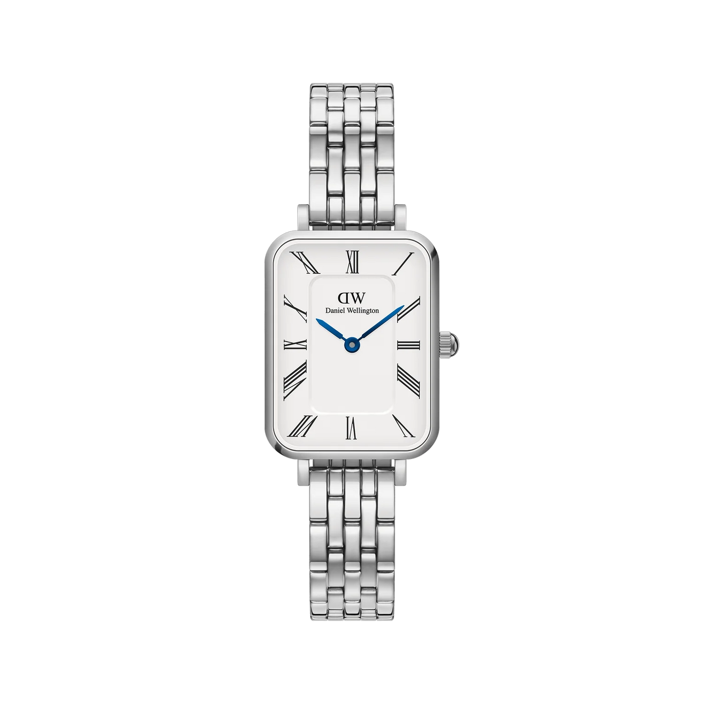 Daniel Wellington - Quadro Roman Numerals 5-Link Silver DW00100691