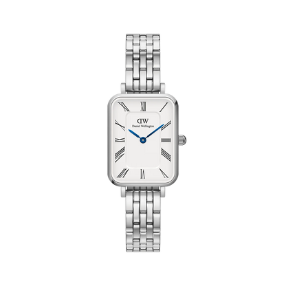 Daniel Wellington - Quadro Roman Numerals 5-Link Silver DW00100691