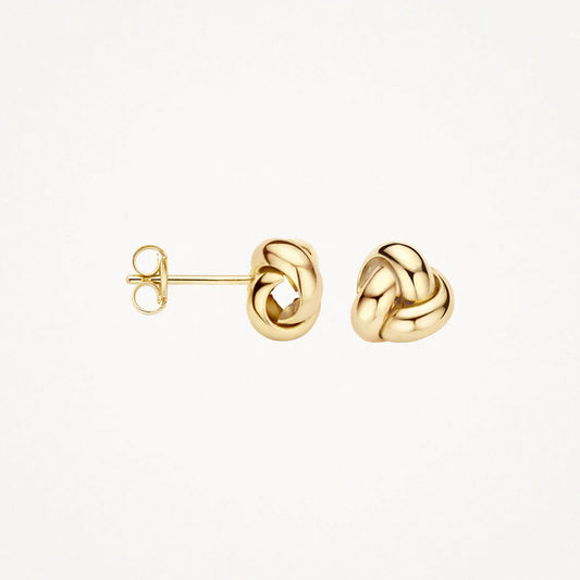 Blush Ear studs 7145YGO - 14k Yellow gold Knot Studs