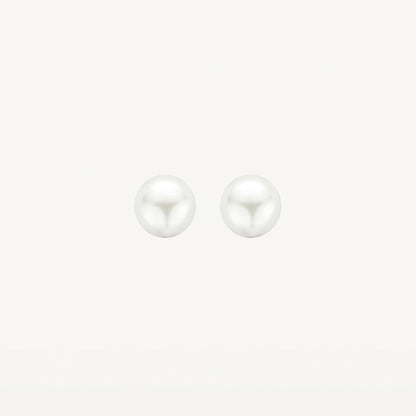 Blush Earrings 7151YPW - 14k Yellow gold with 7mm freshwater pearl