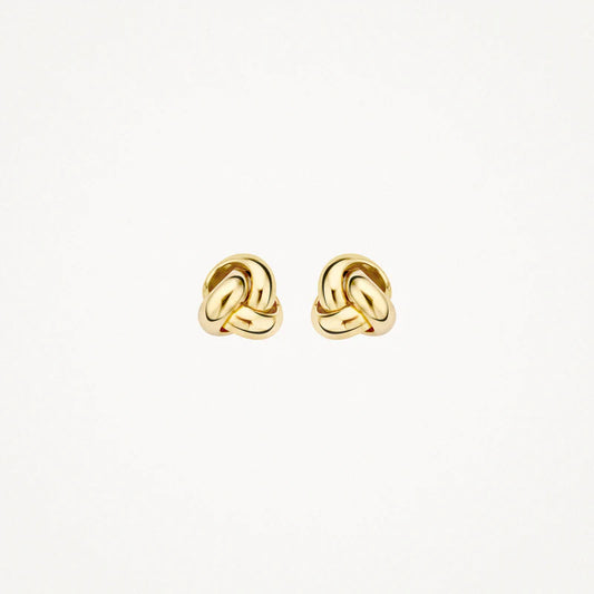 Blush Ear studs 7157YGO - 14k Yellow gold Knot Studs