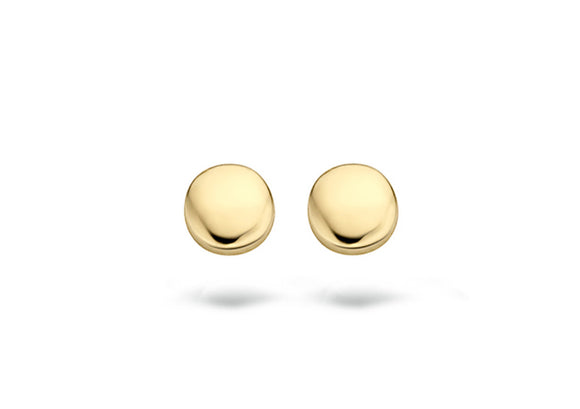Blush Earrings 7243YGO - 14k Yellow Gold 3.7mm Button Studs