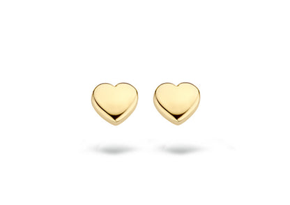 Blush Earrings 7245YGO - 14k Yellow Gold Heart Studs