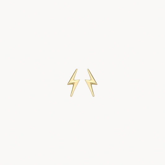 Blush Earrings 7249YGO - 14k Yellow Gold Lightening Studs