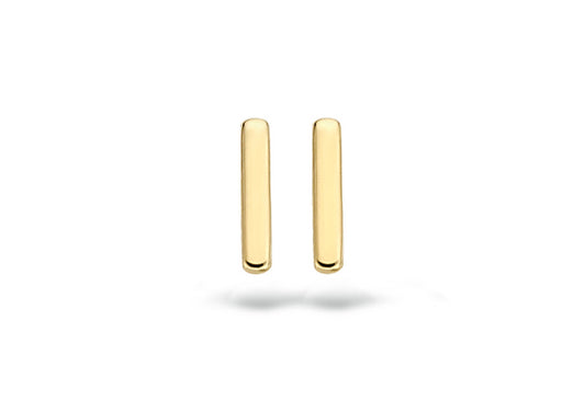 Blush Earrings 7251YGO - 14k Yellow Gold Bar Studs