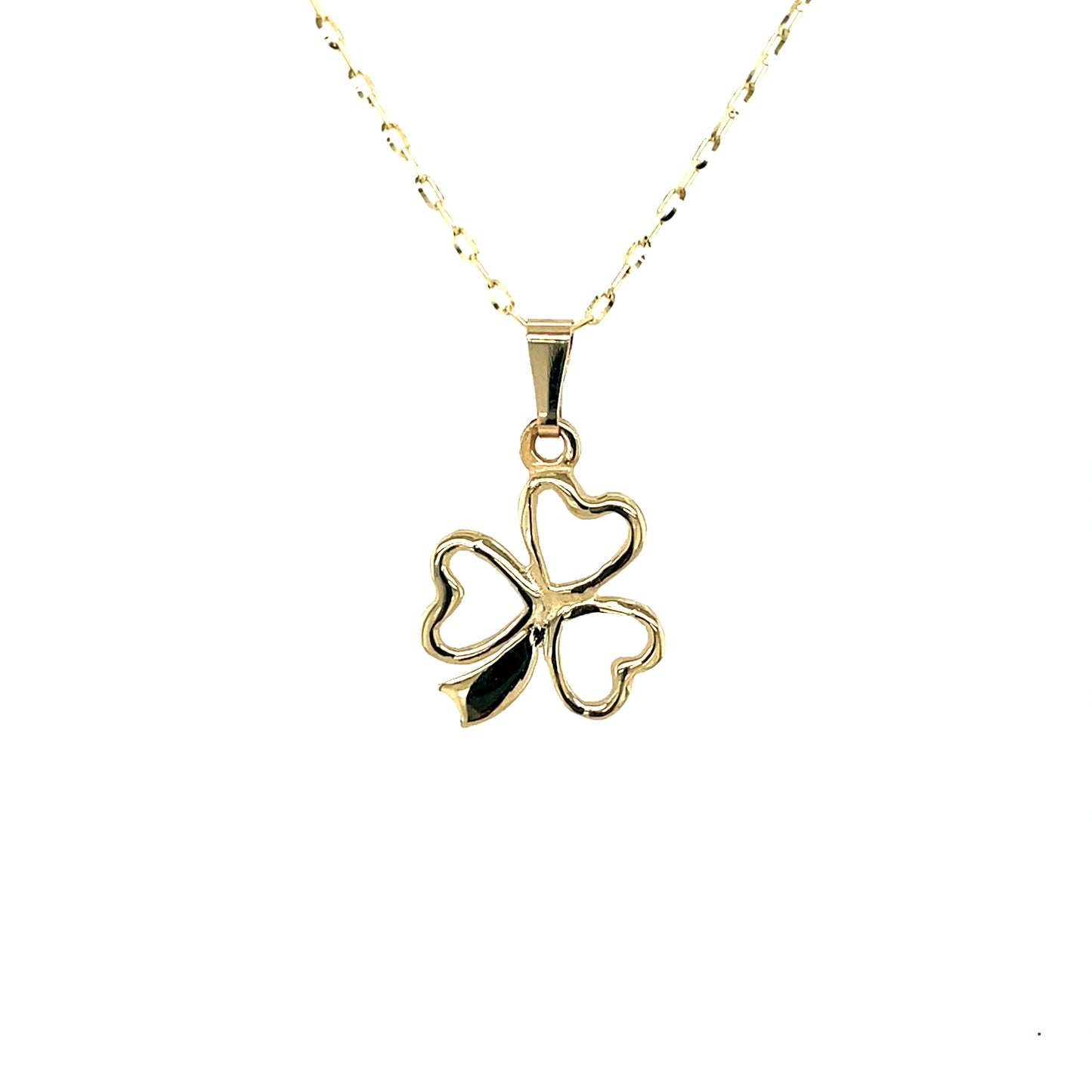 9ct Gold Shamrock Pendant GP838