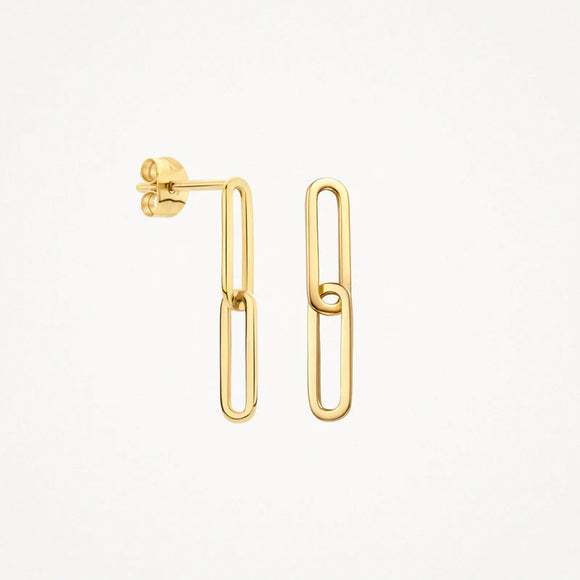 Blush Earrings 7262YGO - 14k Yellow Gold Drops