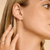 Blush Earrings 7275YGO - 14k Yellow Gold Drops