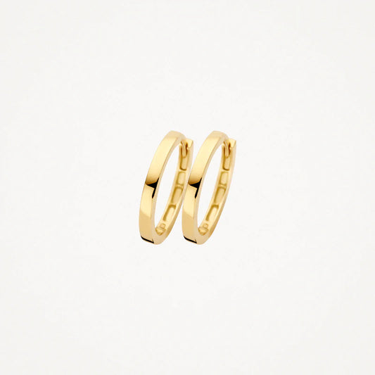 Blush Earrings 7308YGO - 14k Yellow Gold Huggies