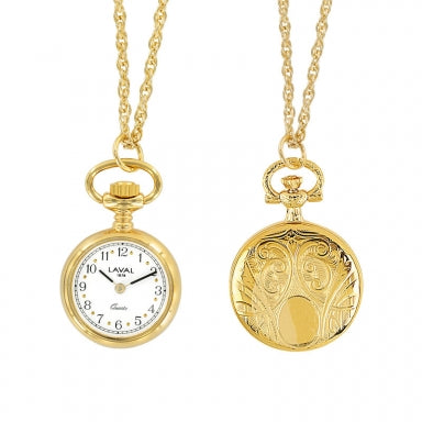 Laval Gold-plated Pendant Fob Watch 755249