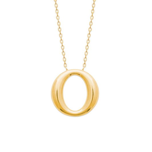 Amèlie 18ct Gold-Plated Chunky Oval Pendant 82187545