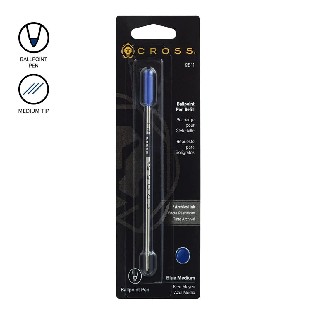 Cross Ballpoint Pen Refill - Blue Medium 8511