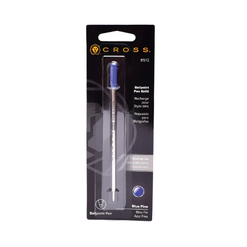 Cross Ballpoint Pen Refill - Blue Fine 8512