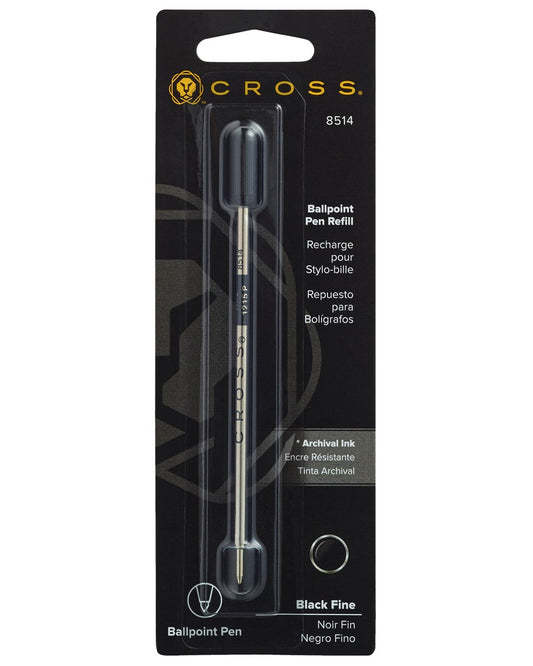 Cross Ballpoint Pen Refill - Black Fine AT8514