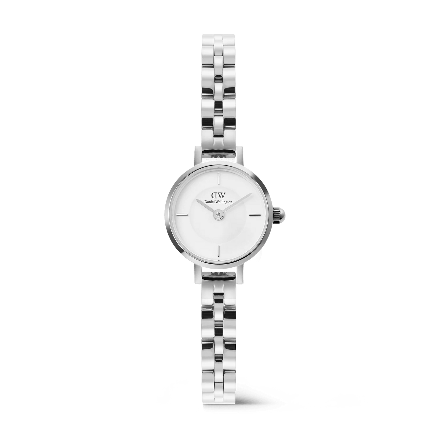 Daniel Wellington Petite Mini Arch 3-link White Silver DW00100853
