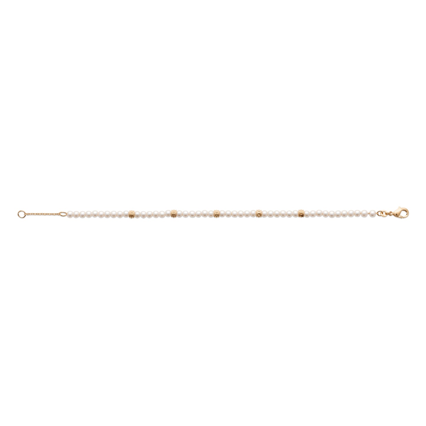 Amèlie 18ct Gold-Plated Pearl Bracelet 87390218