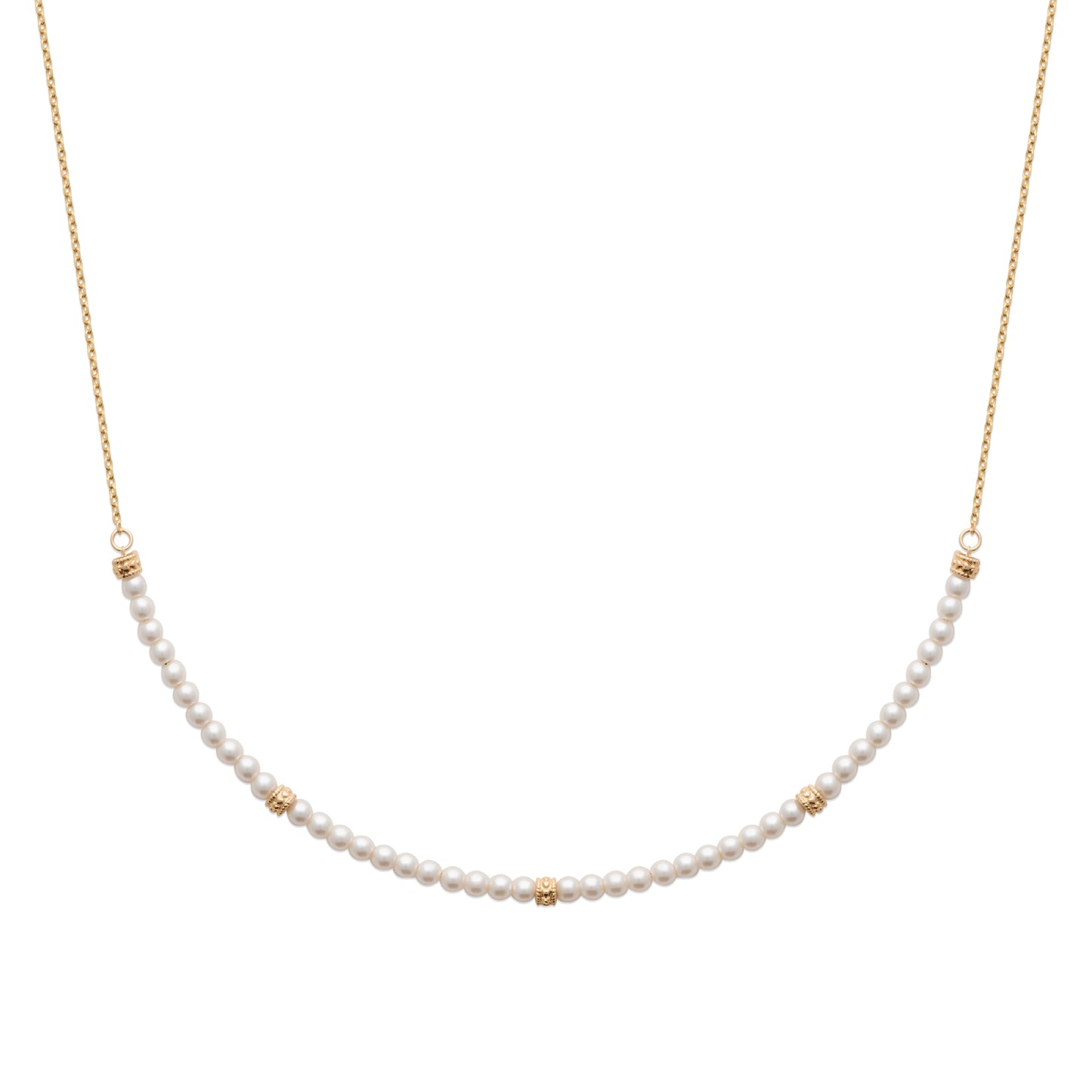 Amèlie 18ct Gold-Plated  Pearl Necklace 87390245