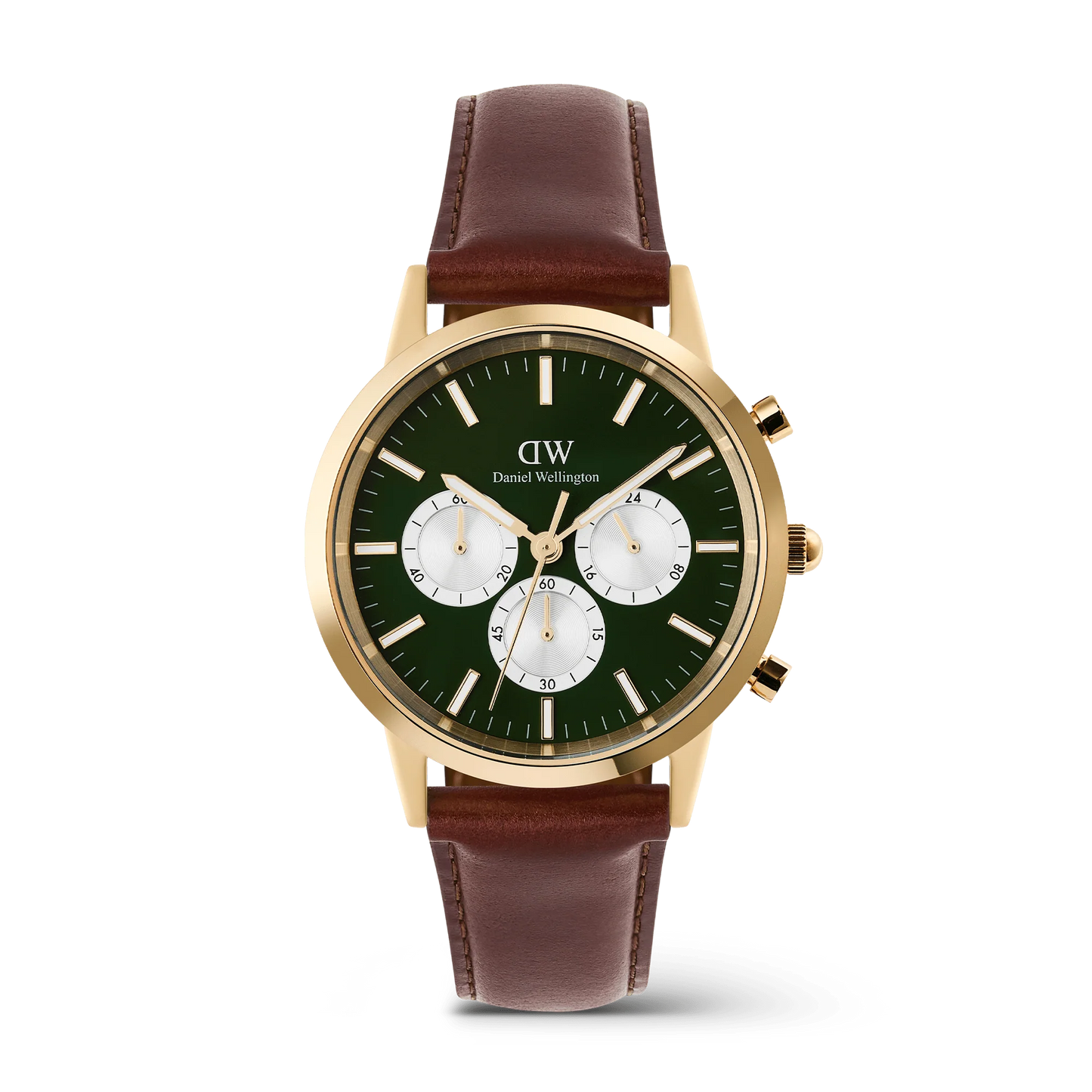 Daniel Wellington Iconic Chronograph St Mawes Emerald Panda Gold DW00100876