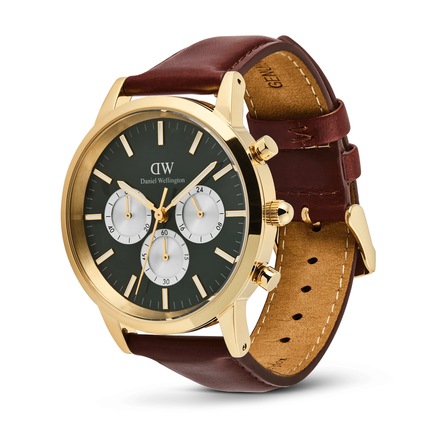 Daniel Wellington Iconic Chronograph St Mawes Emerald Panda Gold DW00100876