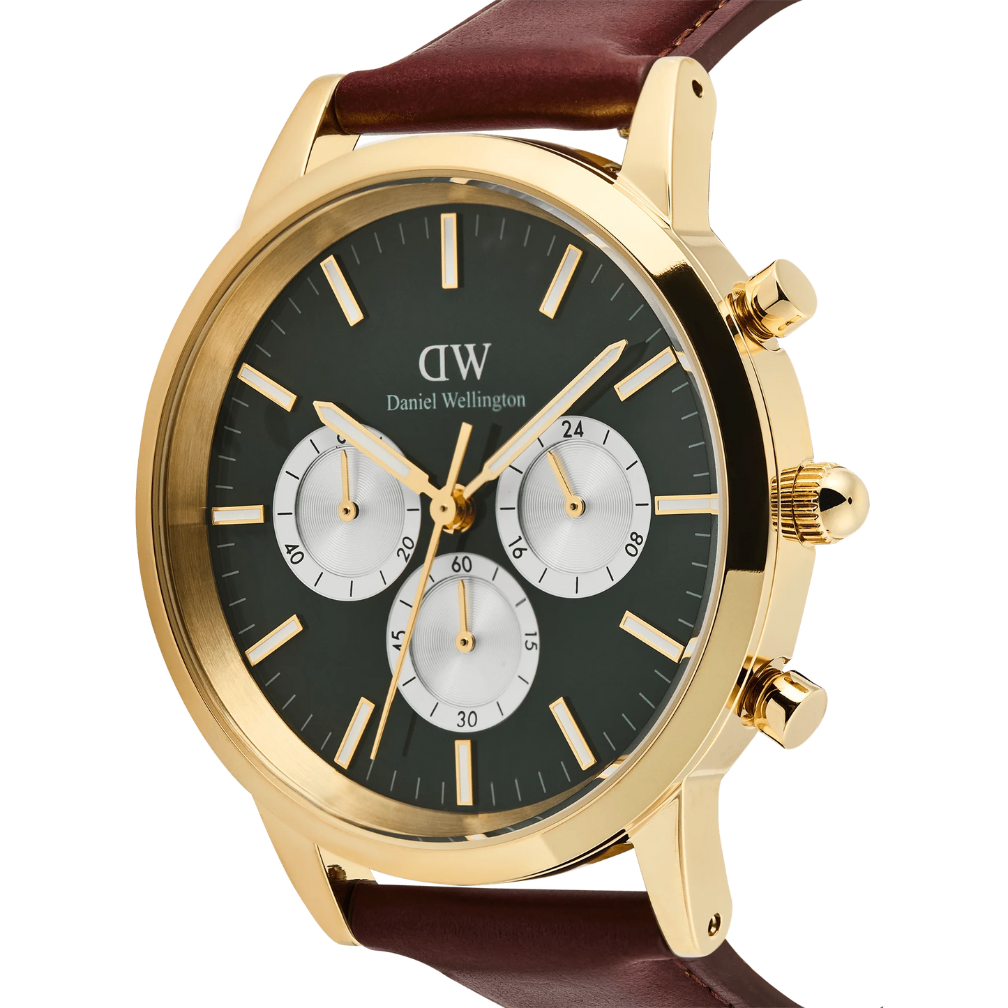 Daniel Wellington Iconic Chronograph St Mawes Emerald Panda Gold DW00100876