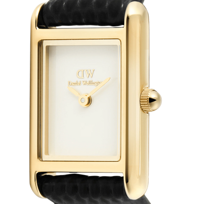 Daniel Wellington Bound Mini Black Lizard Gold DW00100903