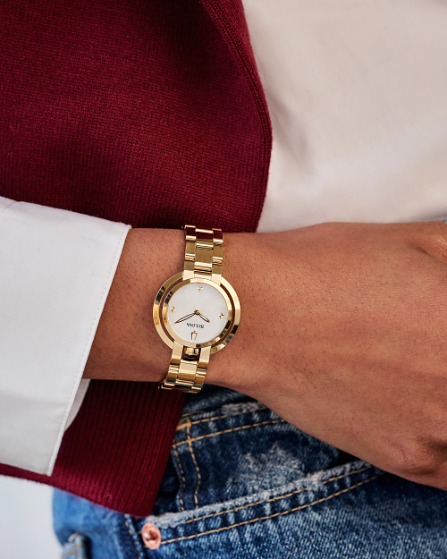 BULOVA LADIES RUBAIYAT GOLD WATCH 97L181