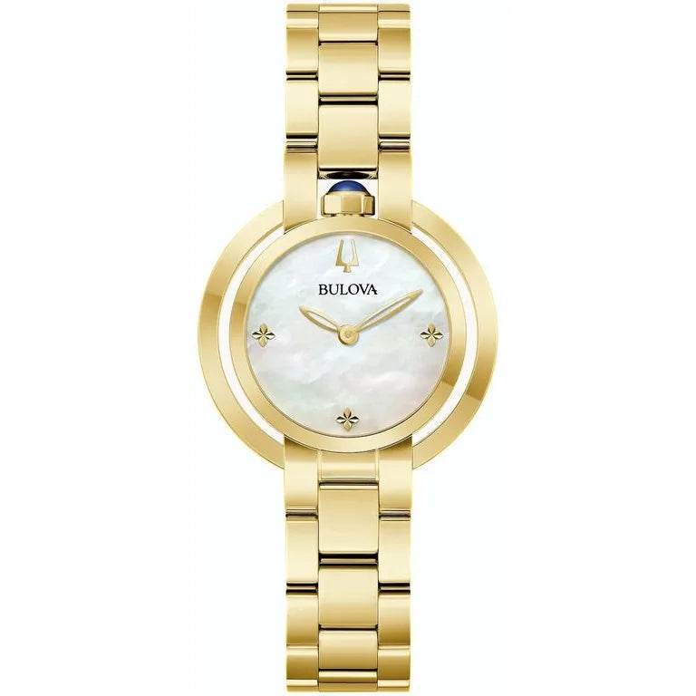 BULOVA LADIES RUBAIYAT GOLD WATCH 97L181