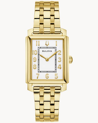BULOVA LADIES SUTTON GOLD MIDSIZE WATCH 97L186