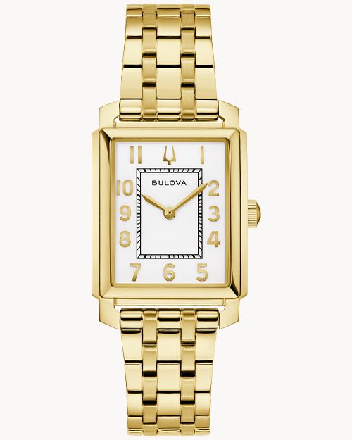BULOVA LADIES SUTTON GOLD MIDSIZE WATCH 97L186