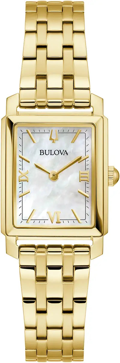 BULOVA LADIES SUTTON GOLD MOTHER-OF-PEARL WATCH 97L177