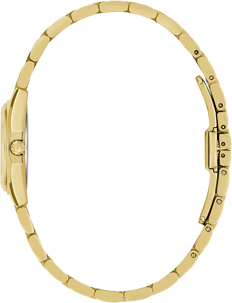 BULOVA LADIES SURVEYOR MINI GOLD WATCH 97L190