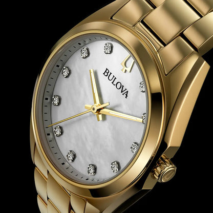 Bulova Women's Surveyor MoP Diamond Watch 97P172