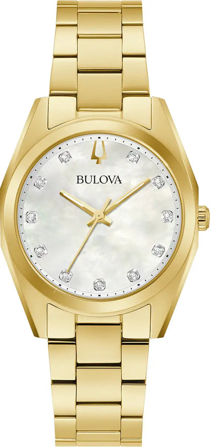 Bulova Women's Surveyor MoP Diamond Watch 97P172